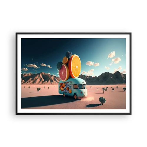 Poster in black frame - Taste of Holidays - 100x70 cm