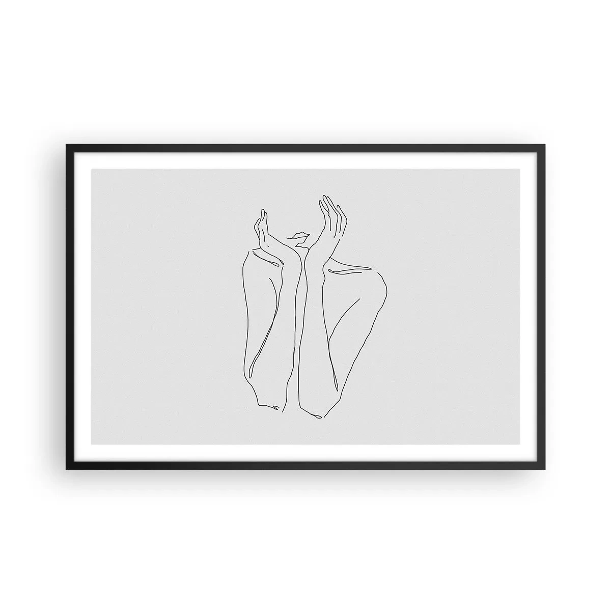 Poster in black frame - What Girls Are Dreaming of - 91x61 cm