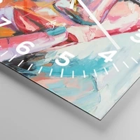 Clock face with numbers