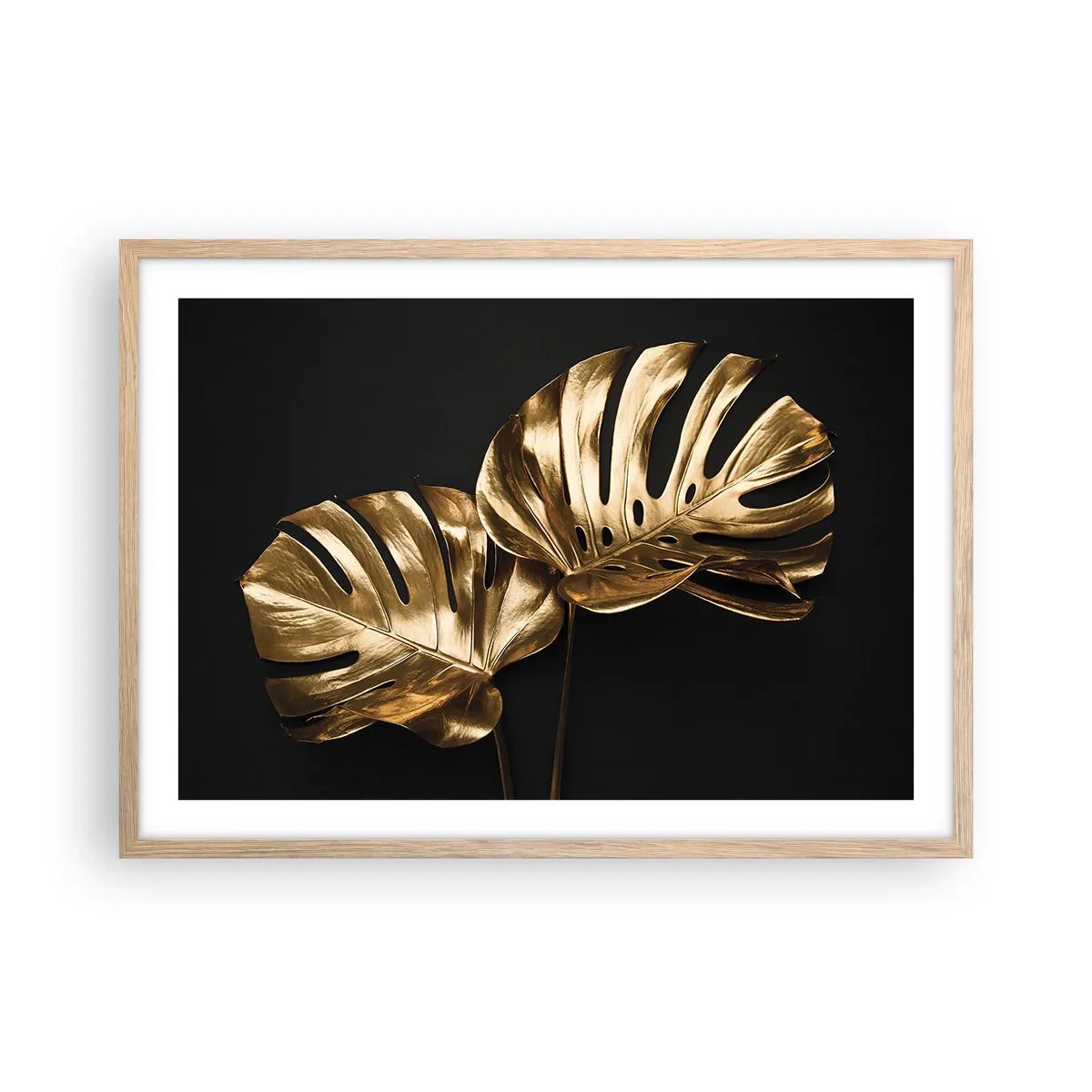 Poster in light oak frame - Tresaures of Nature - 70x50 cm