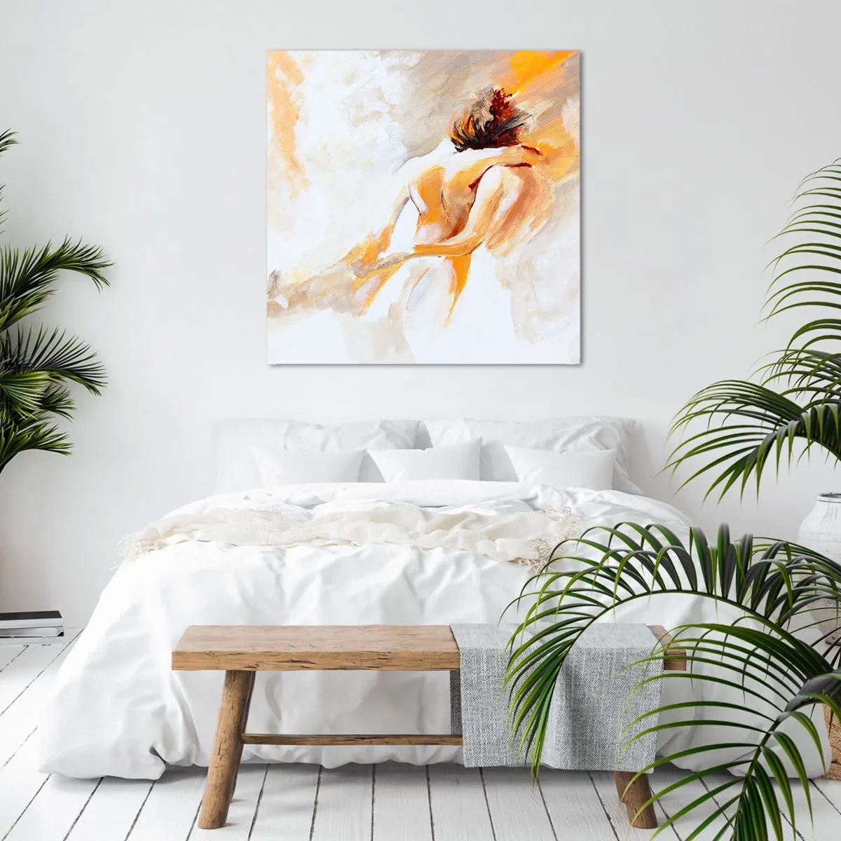 Canvas picture - Heavenly Embrace - 40x40 cm