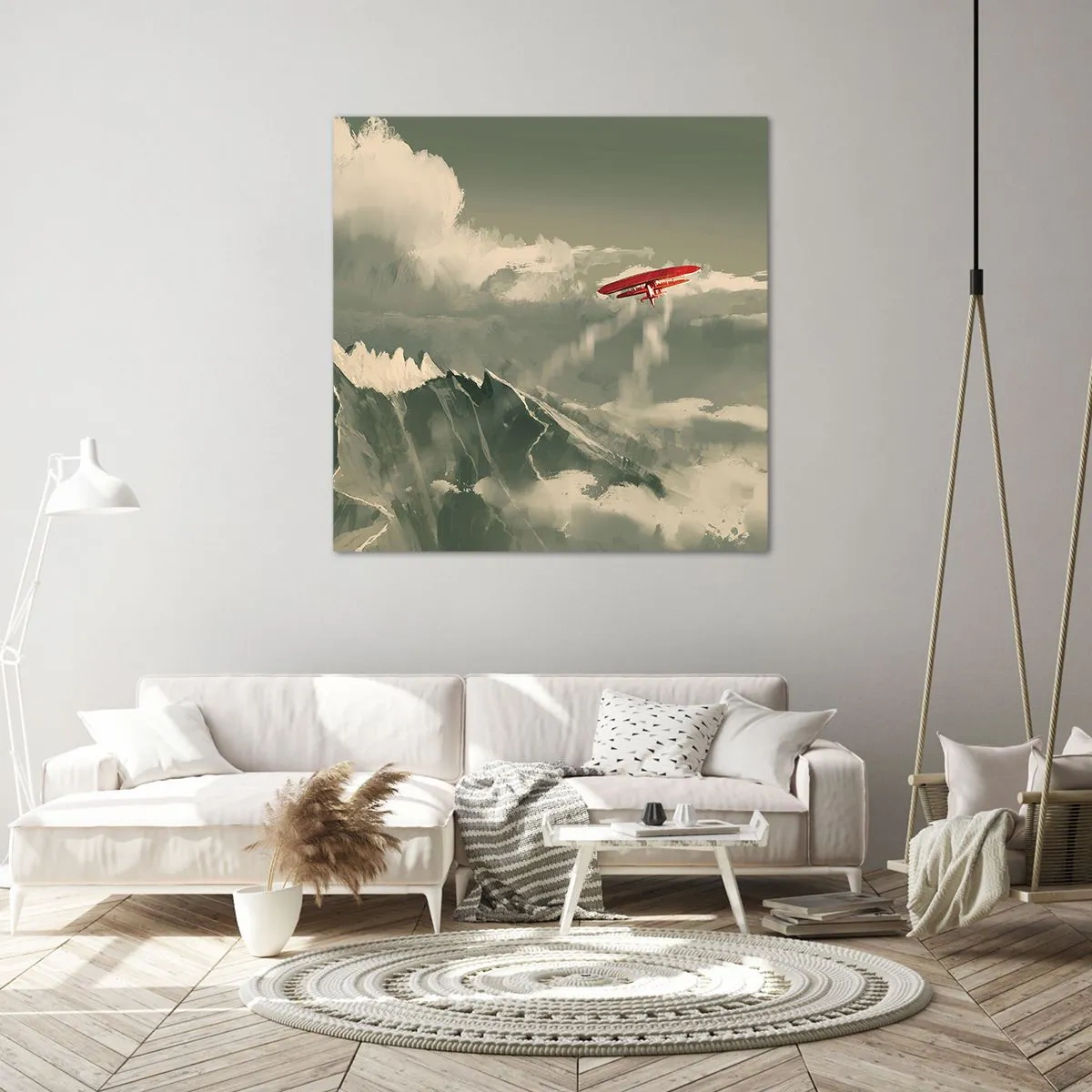 Canvas picture - Fearless Pioneer - 30x30 cm