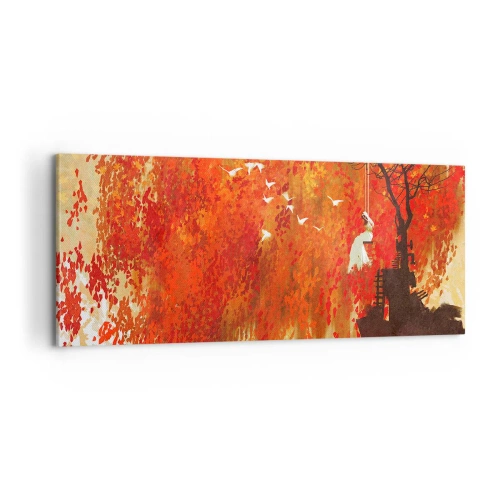 Canvas picture - Will It Fly with Us? - 100x40 cm