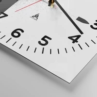 Clock face with numbers