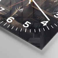 Clock face with numbers