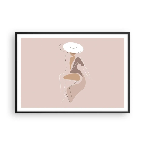 Poster in black frame - Being a Lady - 100x70 cm