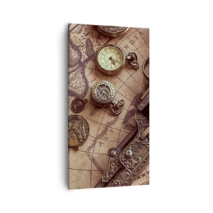 Canvas picture - Adventure Calls - 55x100 cm
