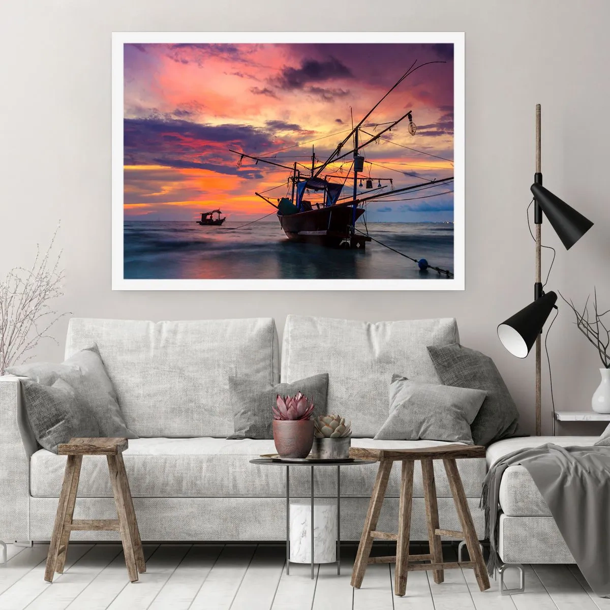 Poster - Exotic Evening - 50x40 cm
