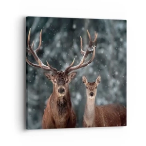 Canvas picture - Master of the Forest with His Wife - 40x40 cm