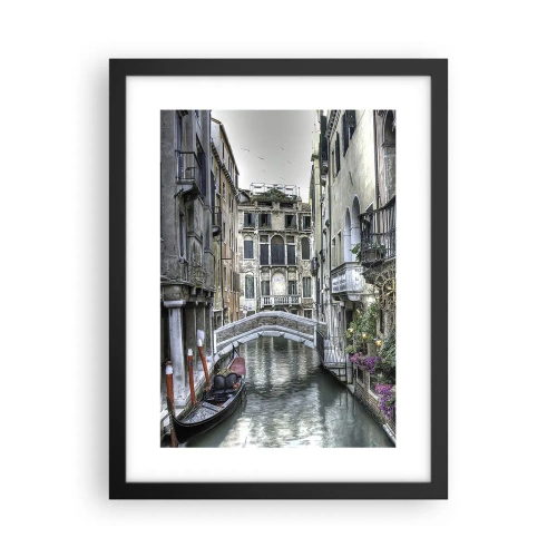 Poster in black frame - For Centuries in Quiet Contemplation - 30x40 cm