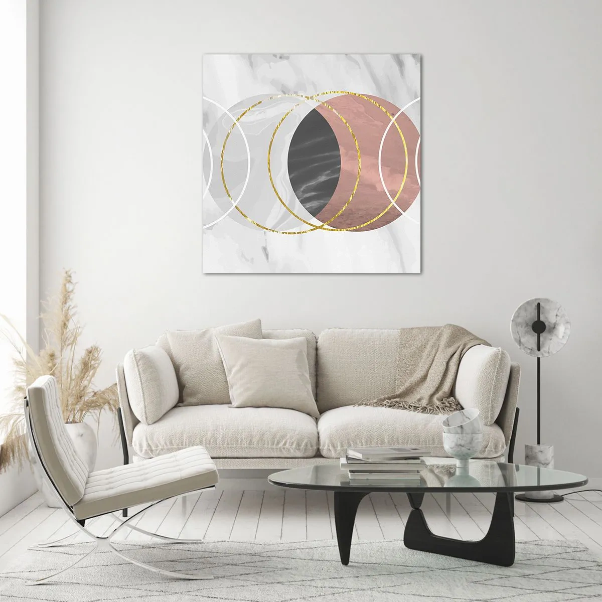 Glass picture - Music of the Spheres - 30x30 cm
