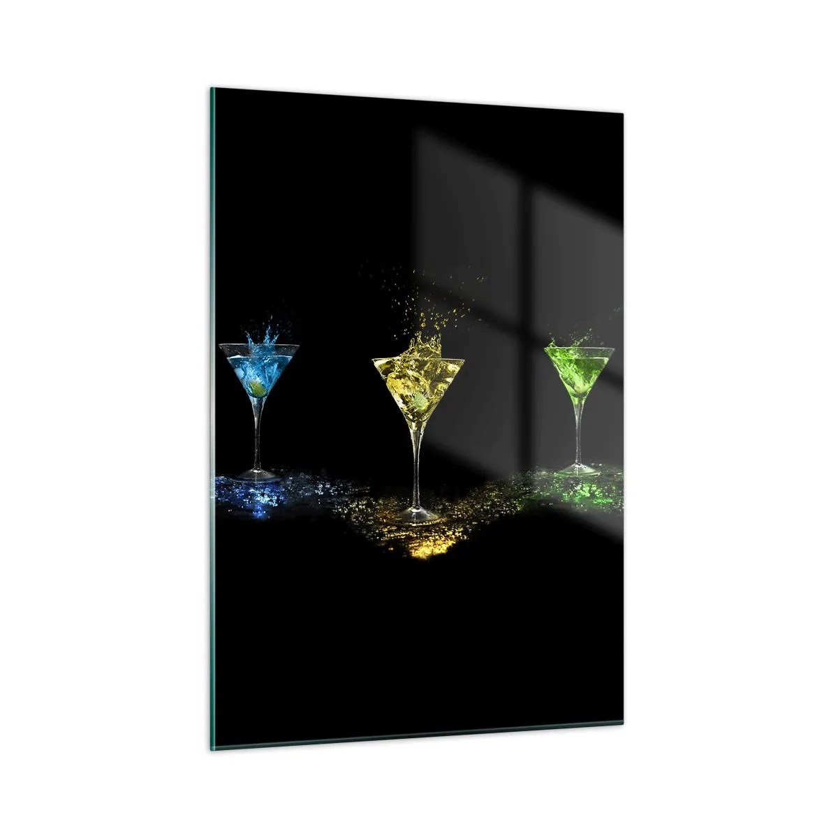 Glass picture - Colours of Joy in Crystal Glass - 50x70 cm