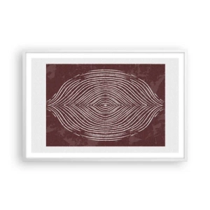 Poster in white frmae - Space Talks - 91x61 cm