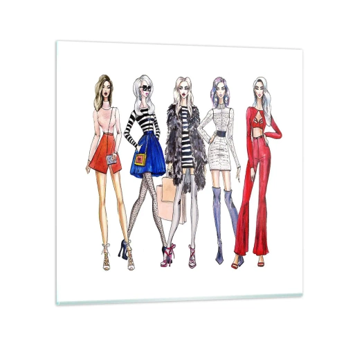 Glass picture - Every Week Fashion Week - 70x70 cm