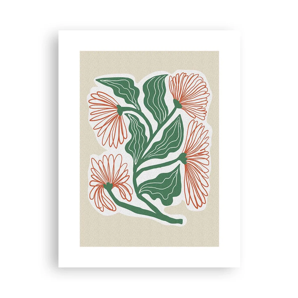 Poster - Folk and Modern - 30x40 cm