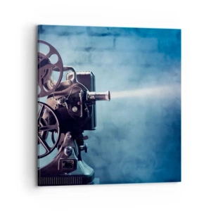 Canvas picture - Once Upon a Time at the Cinema - 70x70 cm