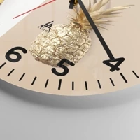 Clock face with numbers