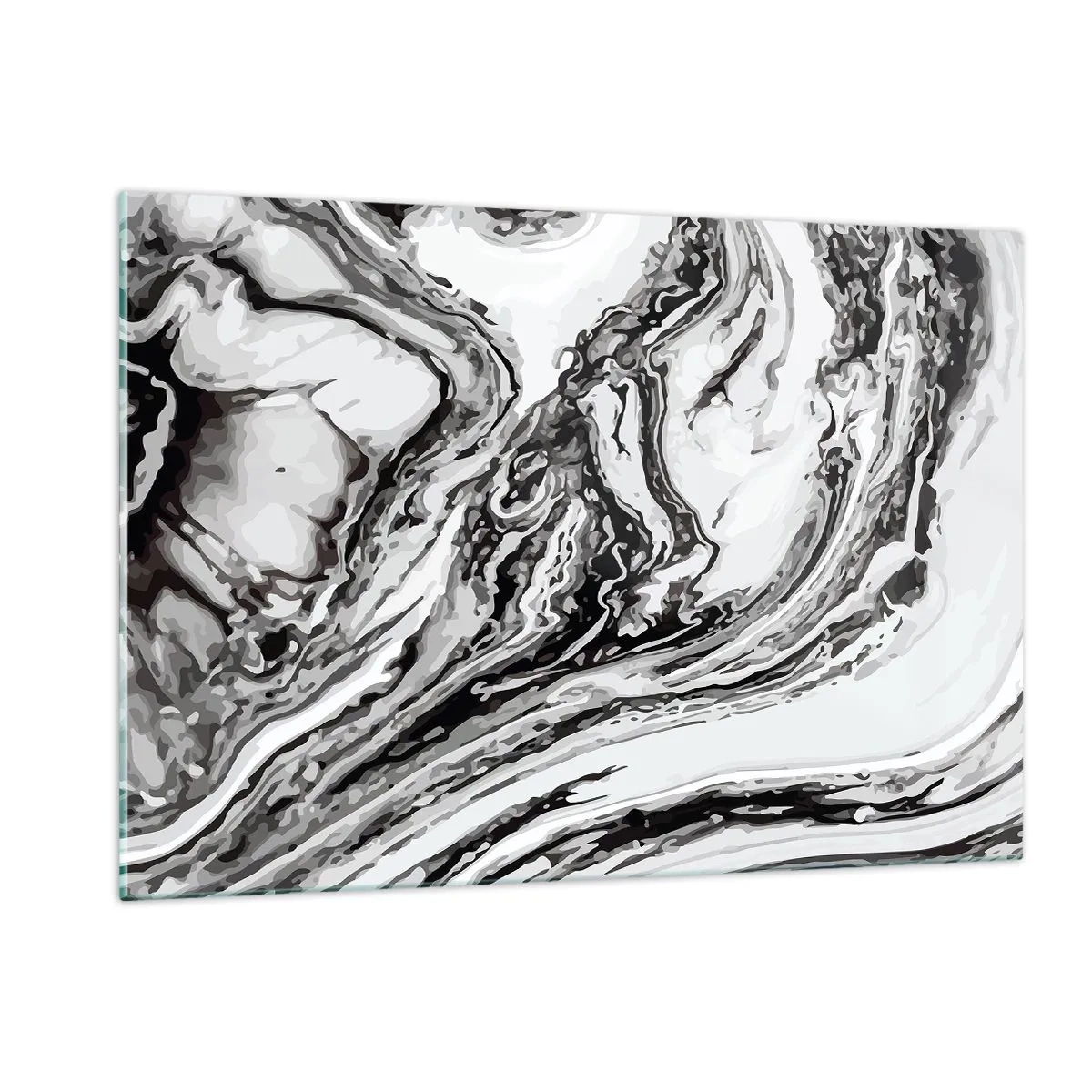 Glass picture - At the Beginning There Was Chaos - 120x80 cm