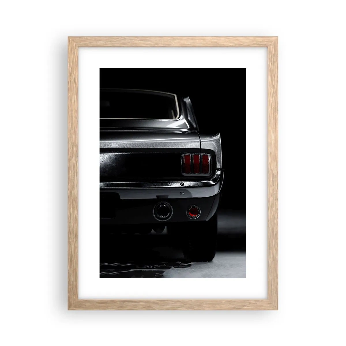 Poster in light oak frame - Charm of the Classic - 30x40 cm