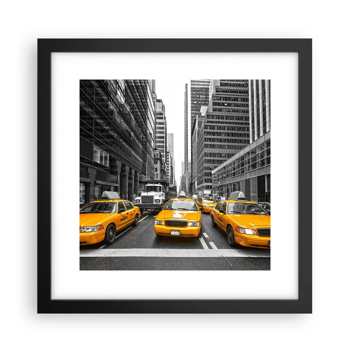 Poster in black frame - We Paint the City - 30x30 cm