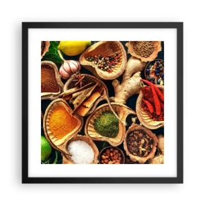 Poster in black frame - Take What You Want - 40x40 cm