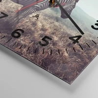 Clock face with numbers