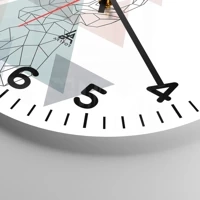 Clock face with numbers