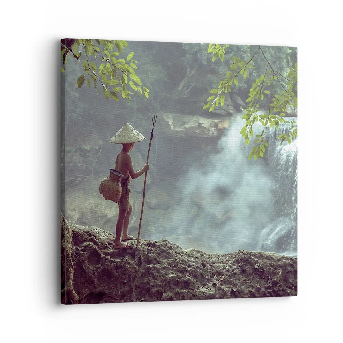 Canvas picture - Friends with Nature - 30x30 cm