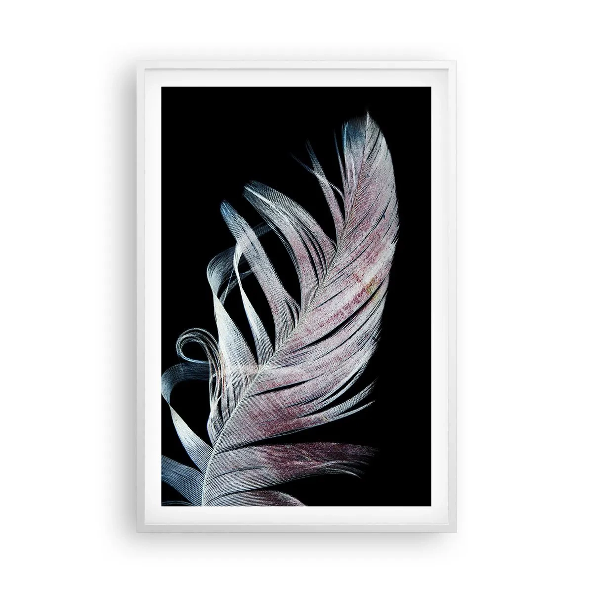 Poster in white frmae - Think about Touch - 61x91 cm