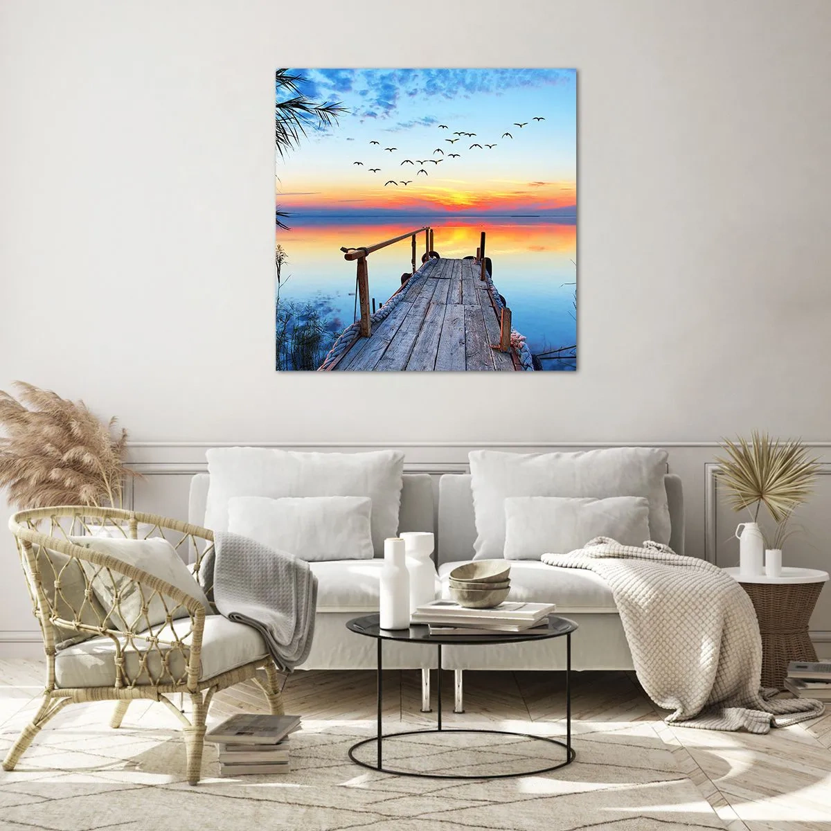 Glass picture - Time to Come Back… - 70x70 cm