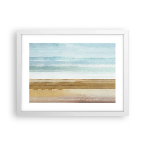 Poster in white frmae - Calming - 40x30 cm
