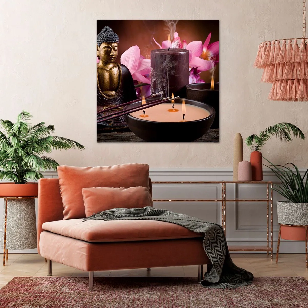 Canvas picture - Clear the Mind, Calm the Body - 40x40 cm