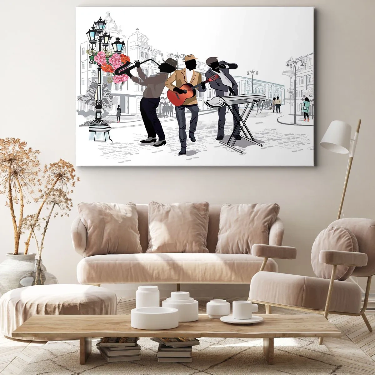 Canvas picture - Street Music - 120x80 cm