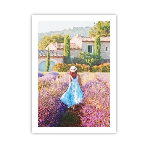 Poster - Lavender Girl - 50x70 cm