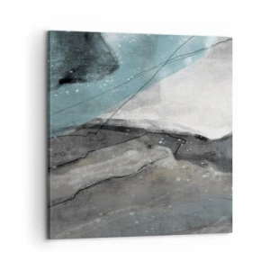 Canvas picture - Abstract: Rocks and Ice - 60x60 cm