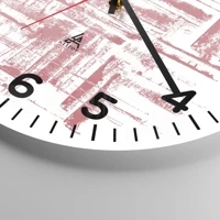 Clock face with numbers