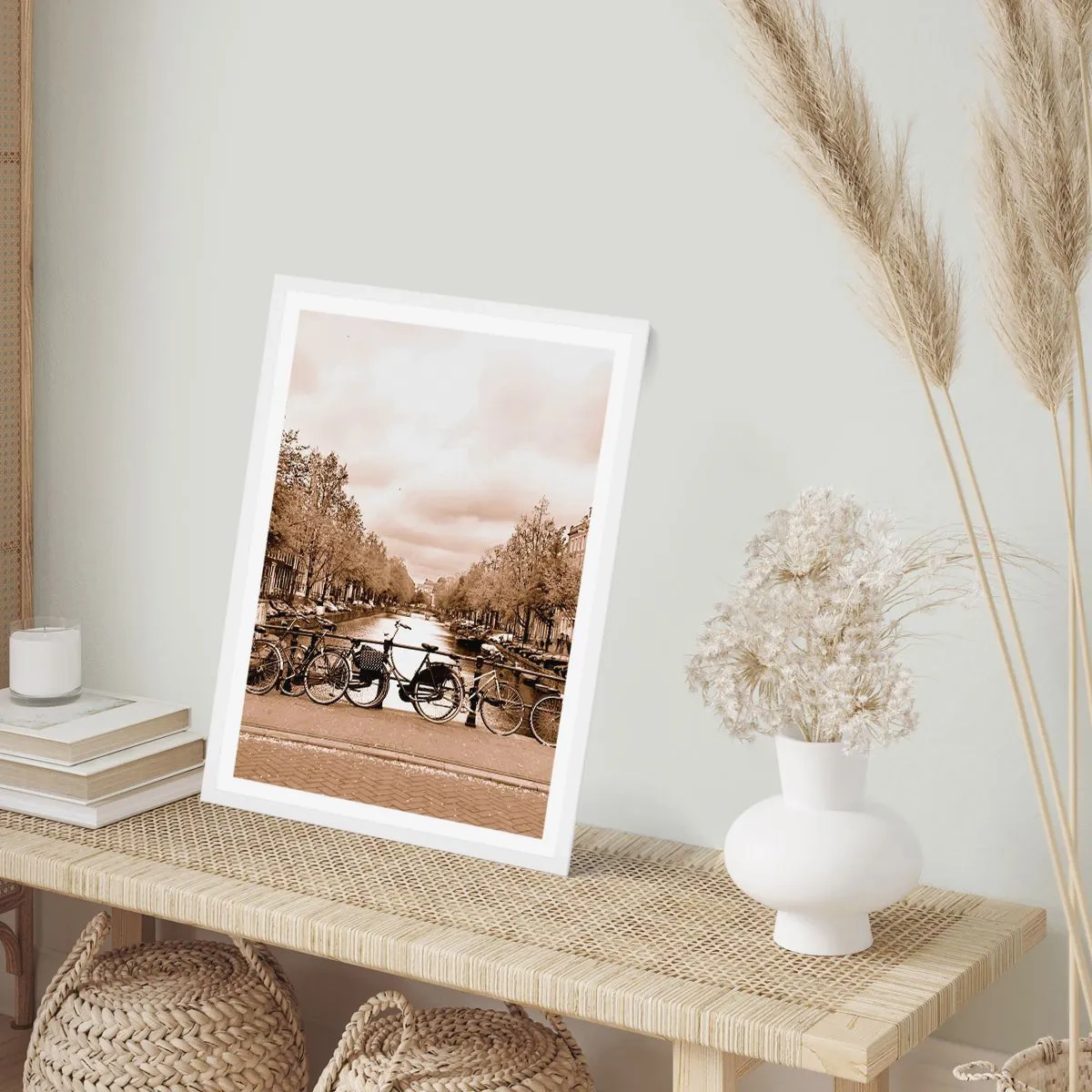 Poster in white frmae - Dutch Atmosphere - 70x100 cm