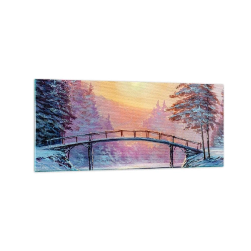 Glass picture - Four Seasons - Winter - 120x50 cm
