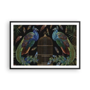 Poster in black frame - In Royal Robes - 91x61 cm