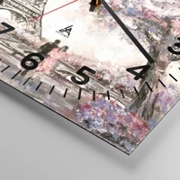 Clock face with numbers