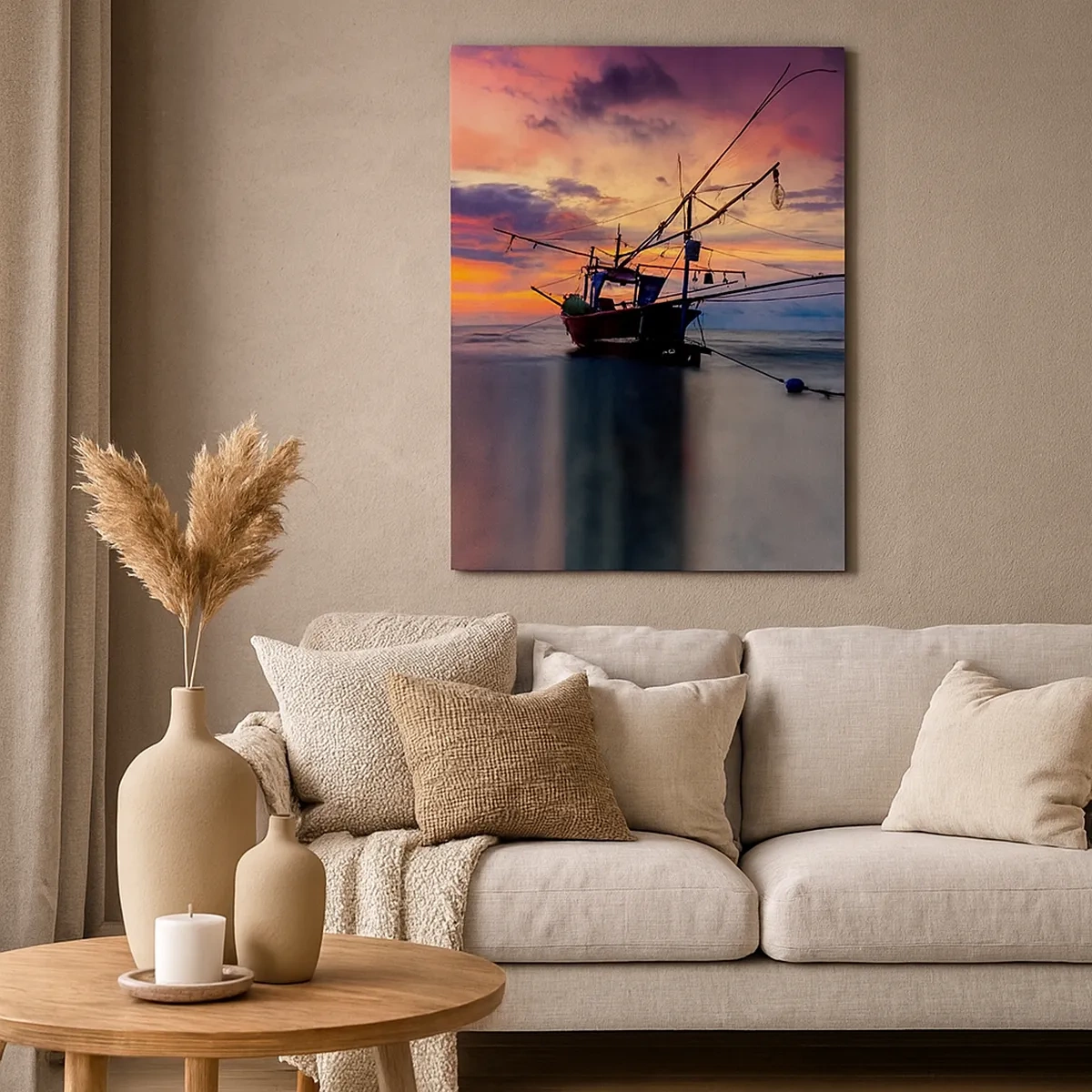 Canvas picture - Exotic Evening - 50x70 cm