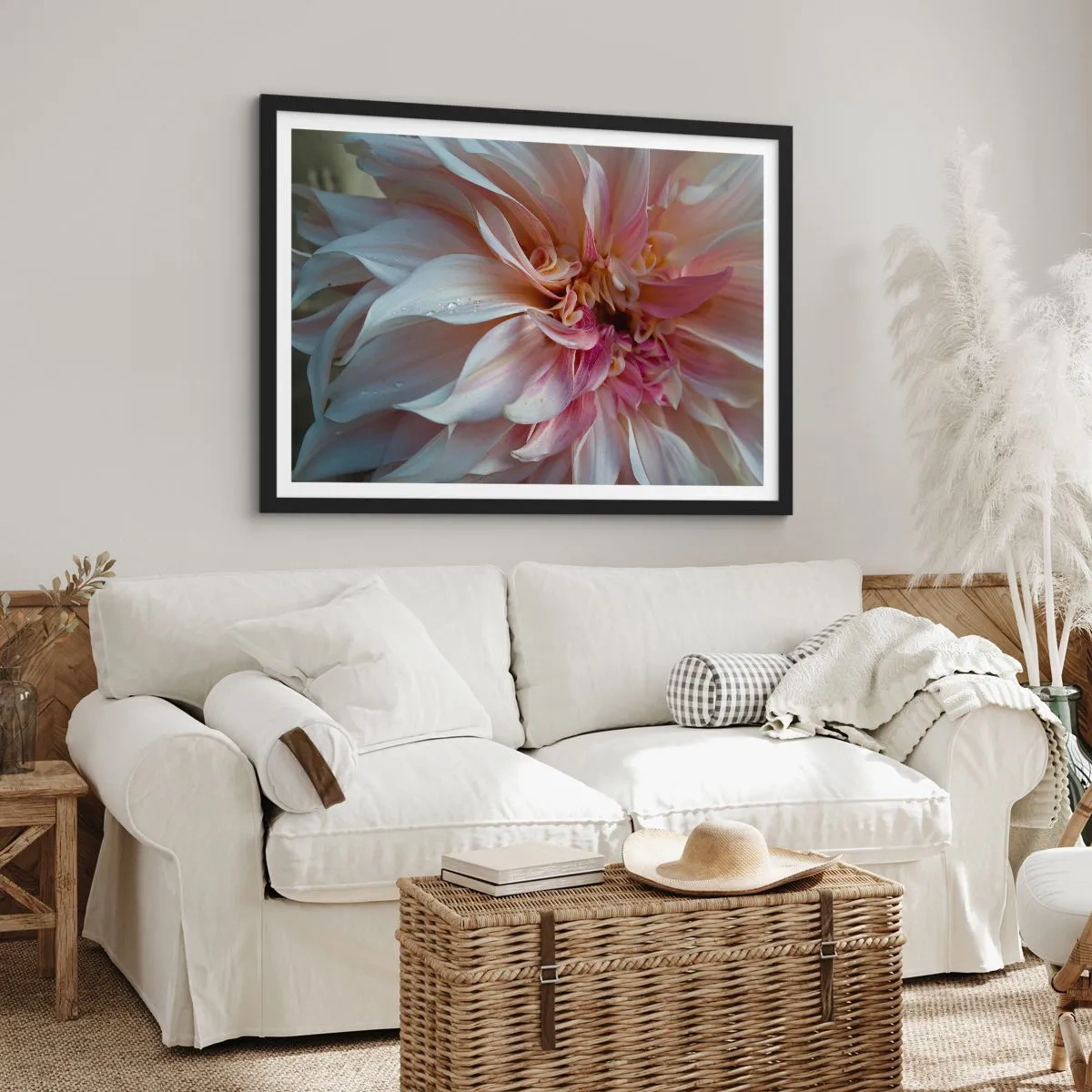 Poster in black frame - Blooming Freshness - 70x50 cm