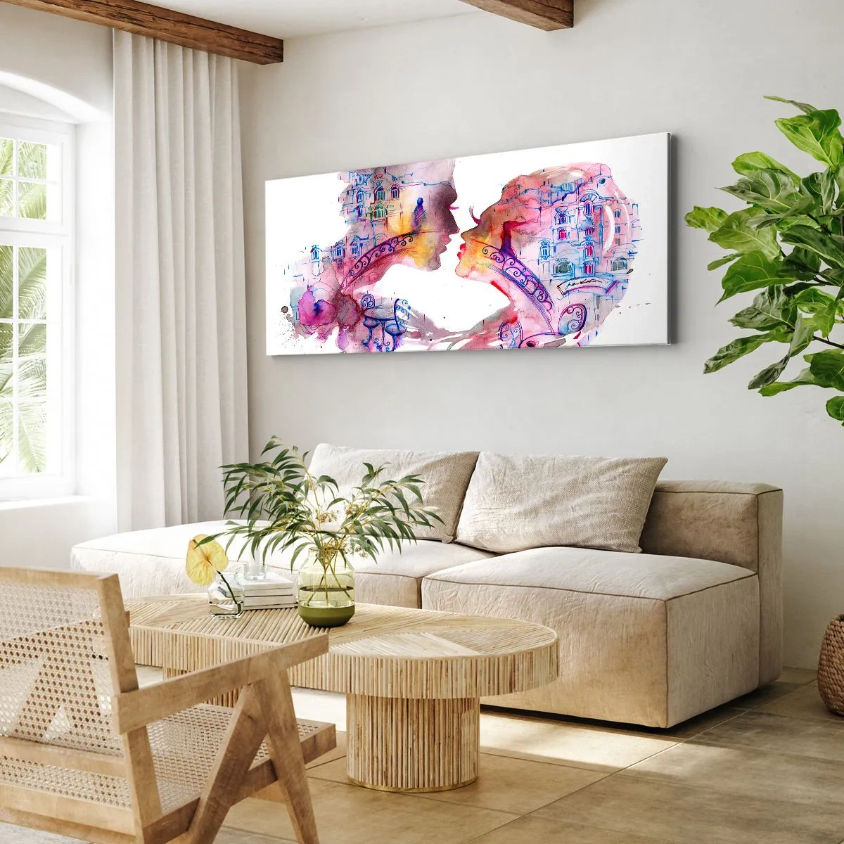 Canvas picture - Secret Bridge Of Sighs - 120x50 cm