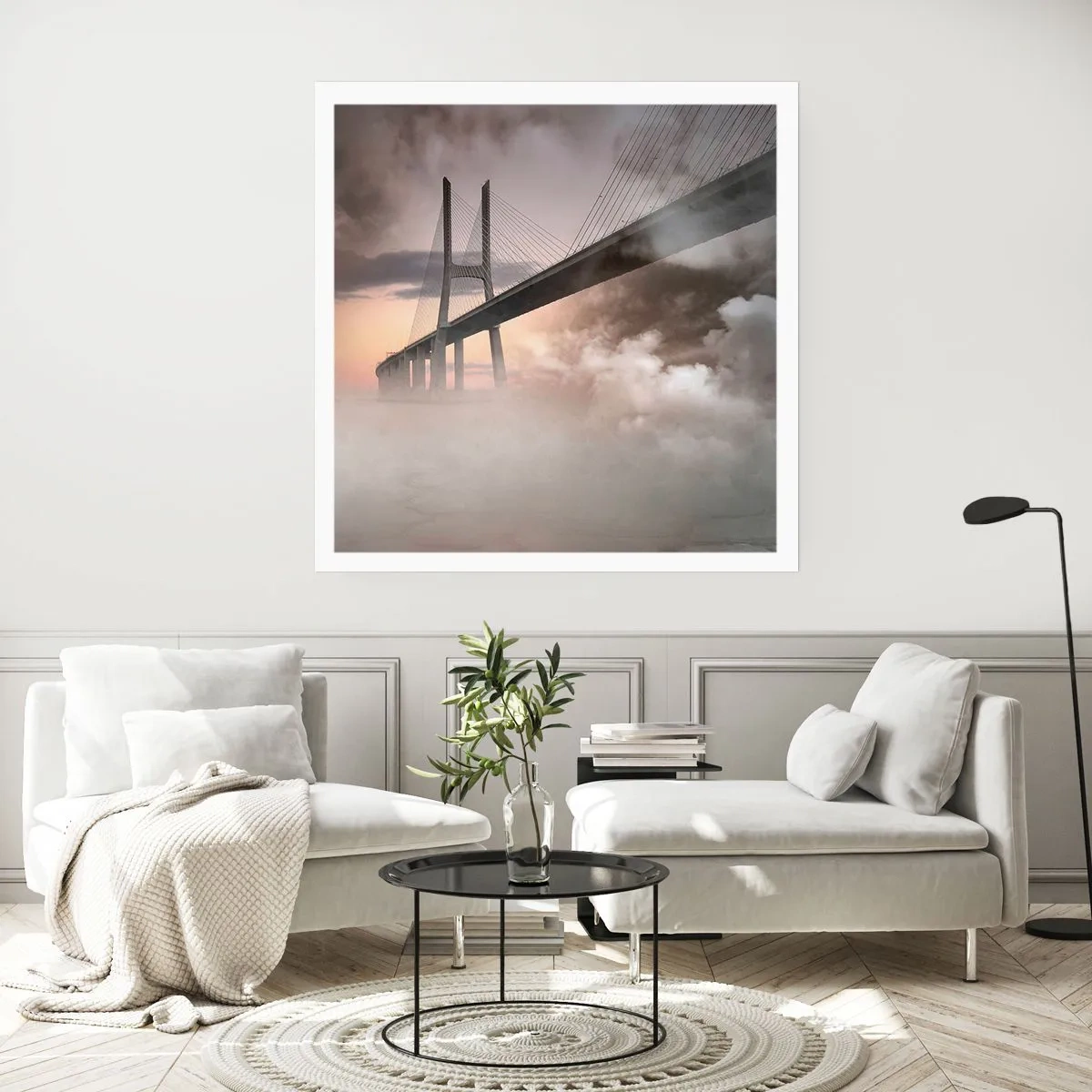 Poster - By the River that Doesn't Exist - 60x60 cm