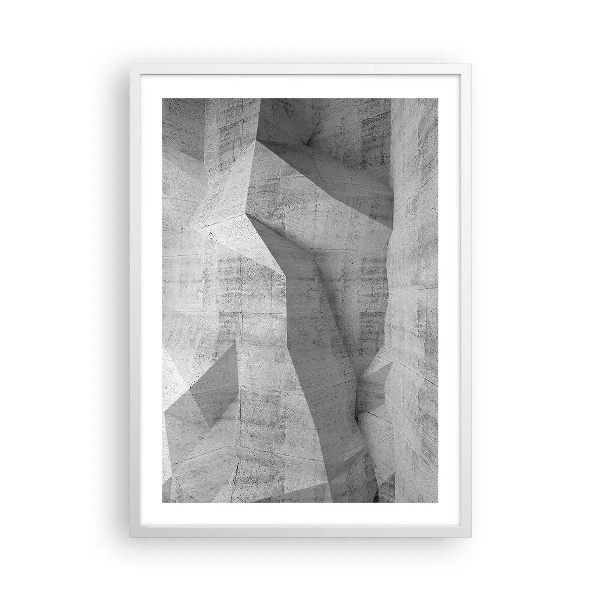 Poster in white frmae - Real Challenge - 50x70 cm