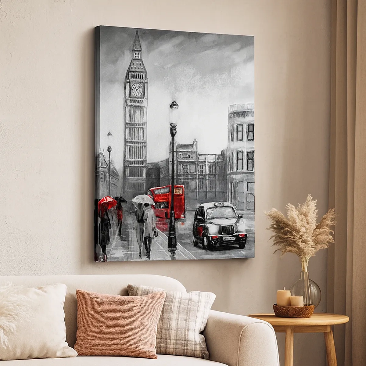 Canvas picture - Not Such a Grey City - 50x70 cm