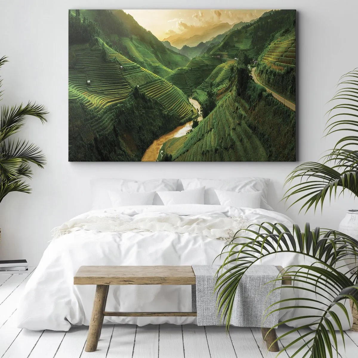 Canvas picture - Vietnamese Valley - 120x80 cm