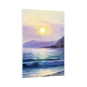 Glass picture - Crystal of Water and Air - 80x120 cm