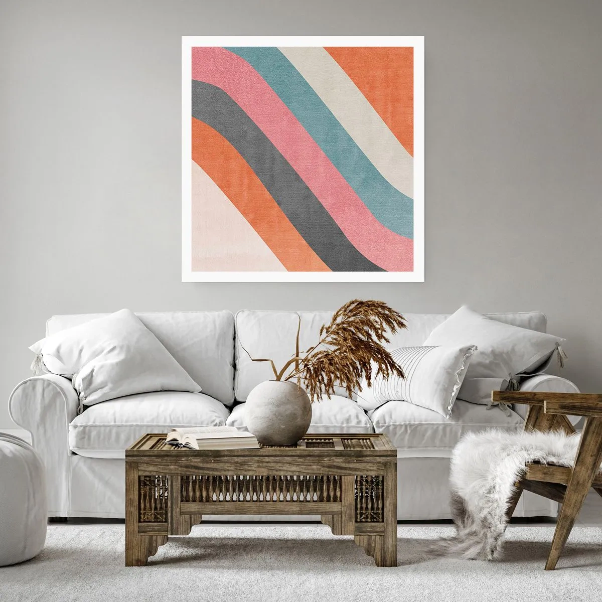 Poster - Diagonal Composition - Movement - 30x30 cm