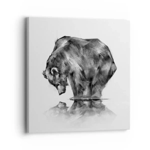 Canvas picture - Nice to See Someone Close - 30x30 cm